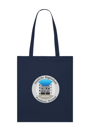 Beutel | Light Woven Tote Bag | french navy | Staatliche Regelschule Pestalozzi Weimar