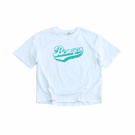 Cropped Oversized Tee | Erwachsene | Bamyan | white | Ferozshahi