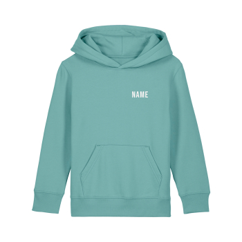 Hoodie | Kapuzensweatshirt | Kinder | Stanley Stella Mini Cruiser 2.0 | teal monstera | Wilhelm Busch Grundschule Erfurt