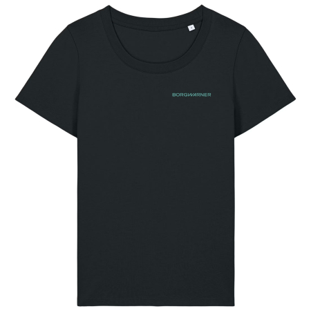 T-Shirt | Damen | black, Logo klein | BorgWarner Turbo Systems GmbH