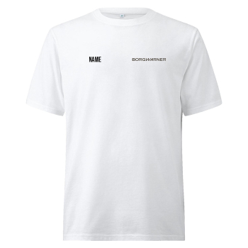 T-Shirt | Herren | white, Logo klein | BorgWarner Turbo Systems GmbH