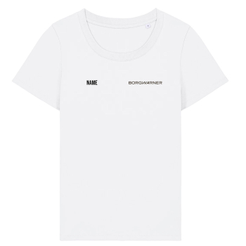 T-Shirt | Damen | white, Logo klein | BorgWarner Turbo Systems GmbH