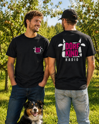 T-Shirt Unisex | Dorfkind Radio | Farbe: schwarz