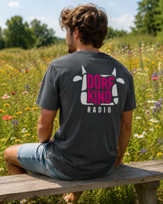 T-Shirt Unisex | Dorfkind Radio | Farbe: anthracite