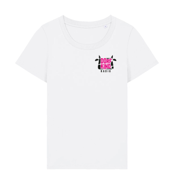 T-Shirt Damen | Dorfkind Radio | Farbe: weiss