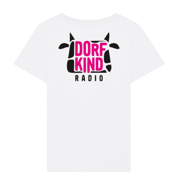 T-Shirt Damen | Dorfkind Radio | Farbe: weiss