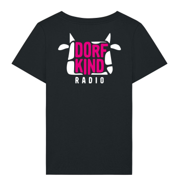 T-Shirt Damen | Dorfkind Radio | Farbe: schwarz