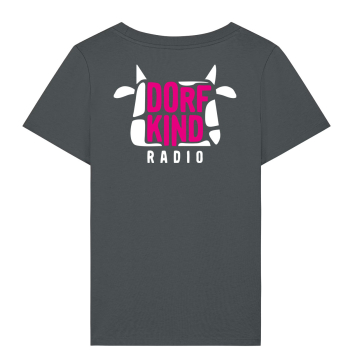 T-Shirt Damen | Dorfkind Radio | Farbe: anthracite