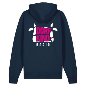 Hoodie | Unisex | Dorfkind Radio | Farbe: navy