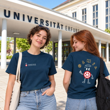 T-Shirt Unisex | Campus Erfurt | Farbe: deep teal