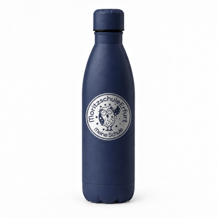 Trinkflasche | Edelstahl | Moritzschule | navy