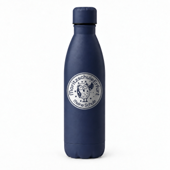 Trinkflasche | Edelstahl | Moritzschule | navy