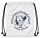 Rucksackbeutel | Seilrucksack | Polyester | Moritzschule | weiß