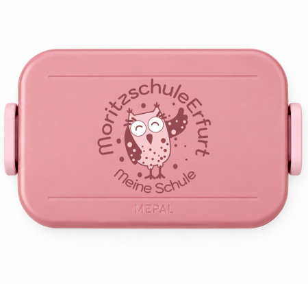 Brotdose | MEPAL | Take a break | Wunschname | Moritzschule | vivid mauve