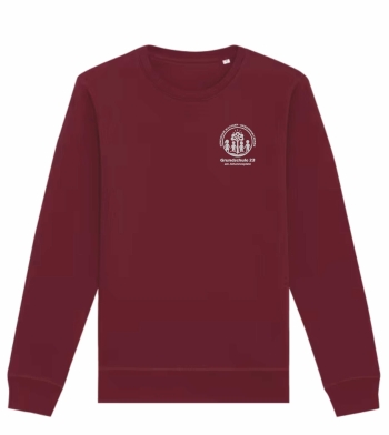 Sweatshirt Unisex | burgundy | Grundschule 23 am Johannesplatz