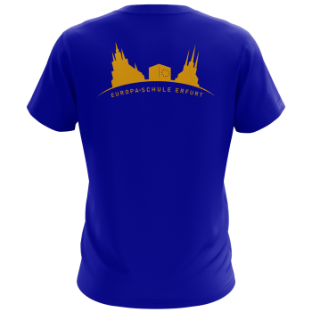 Funktionsshirt | Europaschule Erfurt | blau