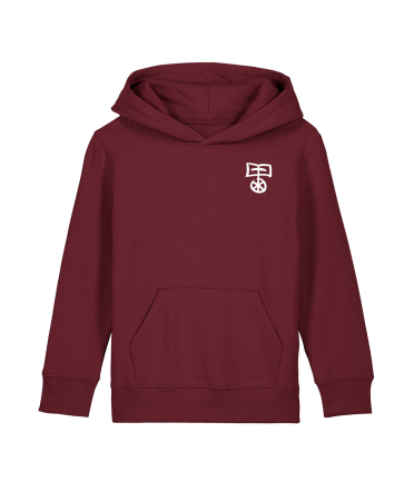 Kapuzensweatshirt | Kinder | burgundy | Edith-Stein-Schule Erfurt