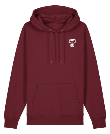 Kapuzensweatshirt | Unisex | burgundy | Edith-Stein-Schule Erfurt