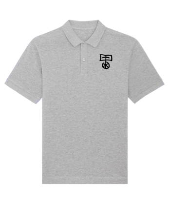 Poloshirt | Herren | heather grey | Edith-Stein-Schule...