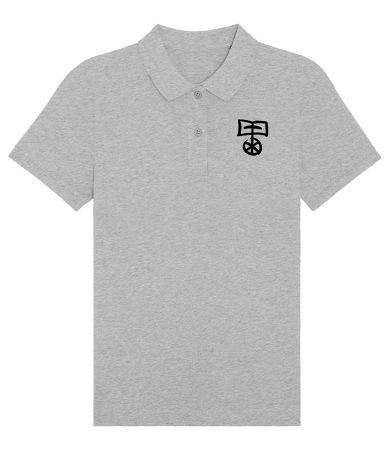 Poloshirt | Damen | heather grey | Edith-Stein-Schule Erfurt