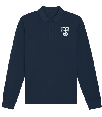 Poloshirt log sleeve | Unisex | french navy |...