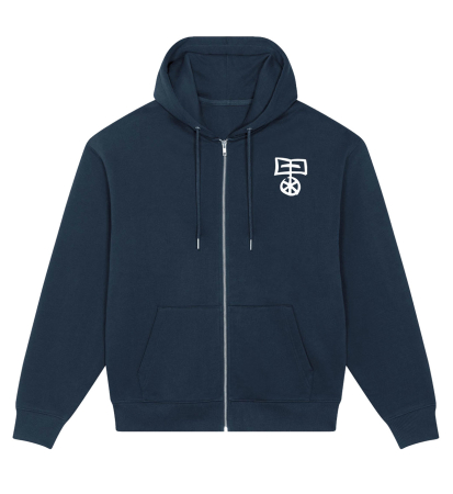 Sweatshirt mit Reißverschluss | Unisex | french navy | Edith-Stein-Schule Erfurt