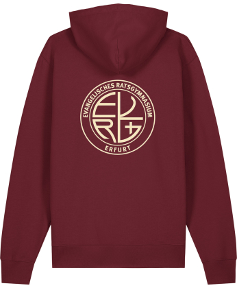 Hoodie | Kapuzensweatshirt | Herren | burgundy | EVRG Kreislogo