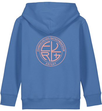 Hoodie | Kapuzensweatshirt | Kinder | bright blue | EVRG Kreislogo