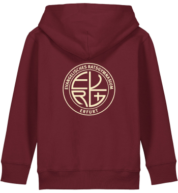 Hoodie | Kapuzensweatshirt | Kinder | burgundy | EVRG Kreislogo