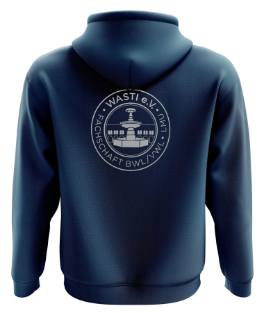 Kapuzensweatshirt | Herren | navy blue | Wasti e.V. Ludwig-Maximilians-Universität München