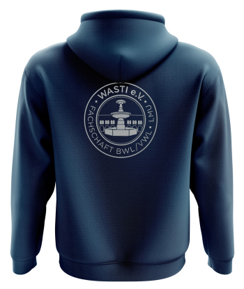 Kapuzensweatshirt | Herren | navy blue | Wasti e.V....