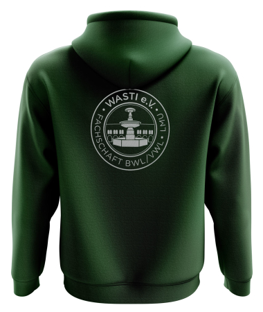 Kapuzensweatshirt | Herren | bottle green | Wasti e.V. Ludwig-Maximilians-Universität München