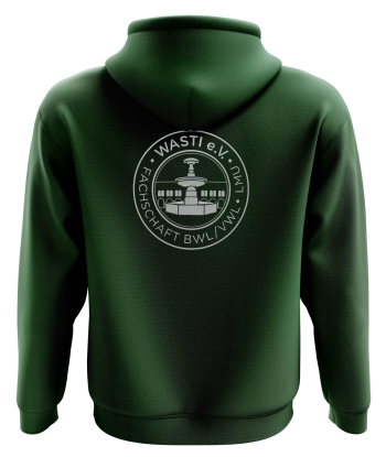 Kapuzensweatshirt | Herren | bottle green | Wasti e.V....