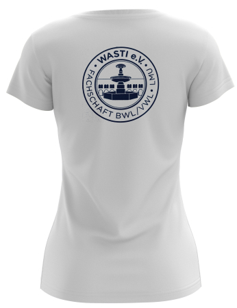 T-Shirt | Damen | white | Wasti e.V. Ludwig-Maximilians-Universität München
