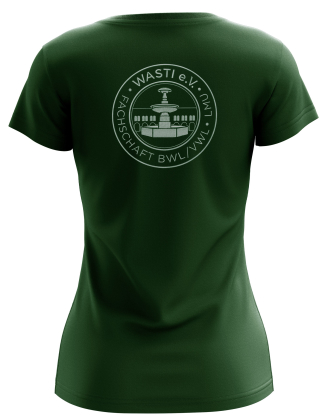 T-Shirt | Damen | bottle green | Wasti e.V....