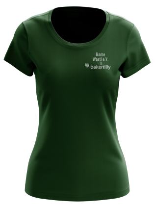 T-Shirt | Damen | bottle green | Wasti e.V. Ludwig-Maximilians-Universität München