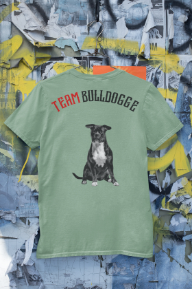 T-Shirt Unisex | Bullsport | Team Bulldogge mit Logo | aloe