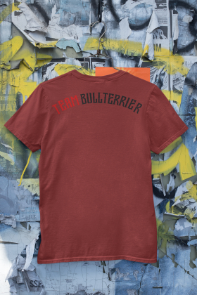T-Shirt Unisex | Bullsport | Team Bullterrier | red earth