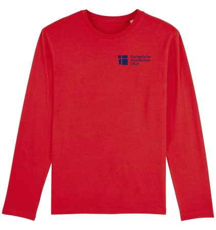 T-Shirt | Langarm | Herren | rot | Evangelische Grundschule Erfurt