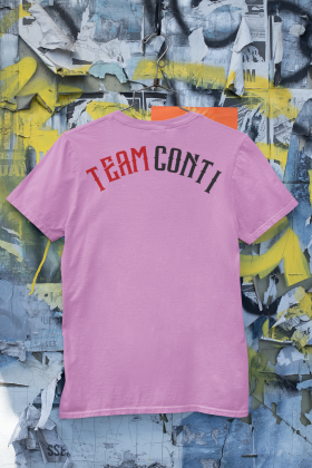 T-Shirt Unisex | Bullsport | Team Conti | bubble pink