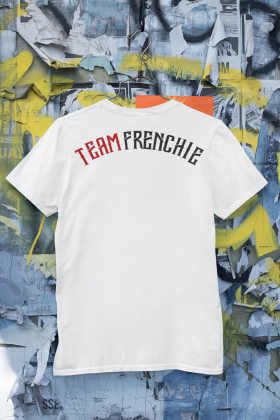 T-Shirt Unisex | Bullsport | Team French Bulldog | weiß