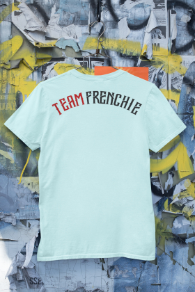 T-Shirt Unisex | Bullsport | Team French Bulldog | ice blue