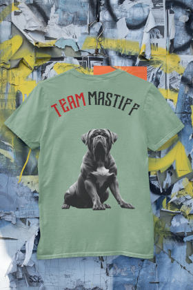 T-Shirt Unisex | Bullsport | Team Mastiff mit Logo | aloe