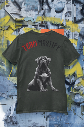 T-Shirt Unisex | Bullsport | Team Mastiff mit Logo | khaki