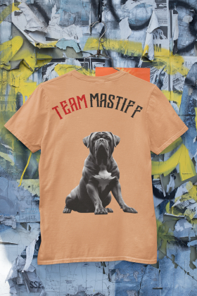 T-Shirt Unisex | Bullsport | Team Mastiff mit Logo | latte