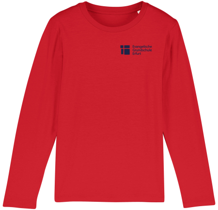 T-Shirt Langarm | Kinder | rot | Evangelische Grundschule Erfurt