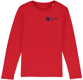 T-Shirt Langarm | Kinder | rot | Evangelische Grundschule...