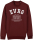 Sweatshirt | unisex | burgundy - EVRG