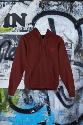 Kaputzenjacke Unisex | Bullsport | Basic | burgundy