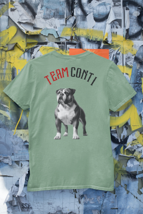 T-Shirt Unisex | Bullsport | Team Conti mit Logo | aloe